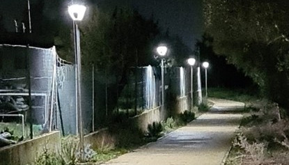 En marxa la il·luminació del nou passeig