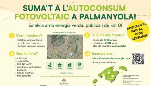 autoconsum fotovoltaic a Palmanyola